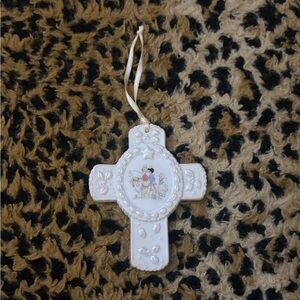1997 precious moments cross shaped ornament